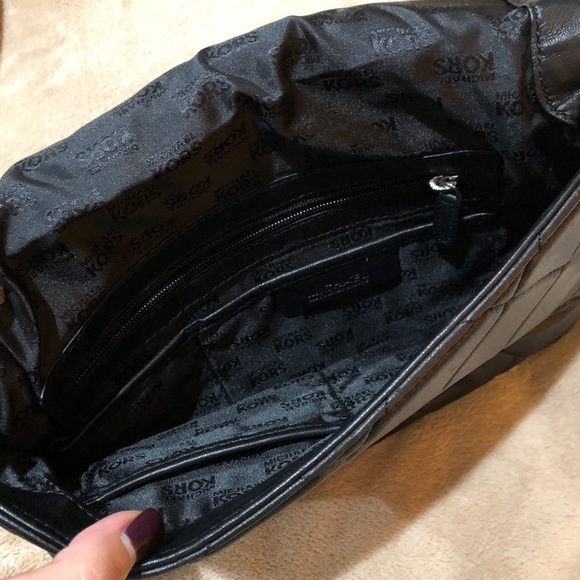 Michael Kors Black Leather Crossbody - Picture 3 of 4